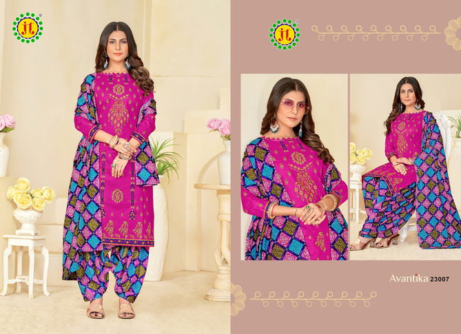 Avantika 23 By Jt Cotton Dress Material Wholesale Clothing Distributors In India
